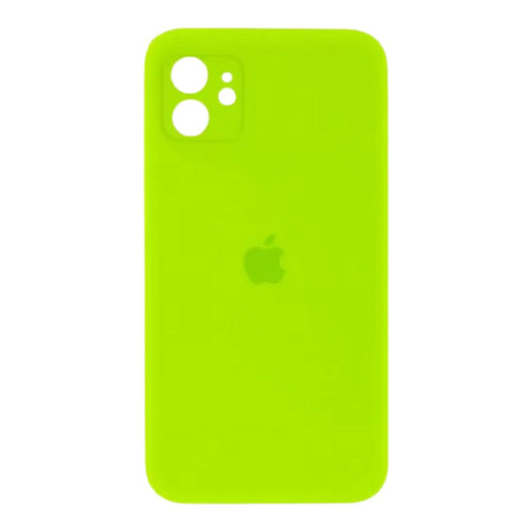 Чохол Silicone Case Full Camera Square для iPhone 11 Juicy green